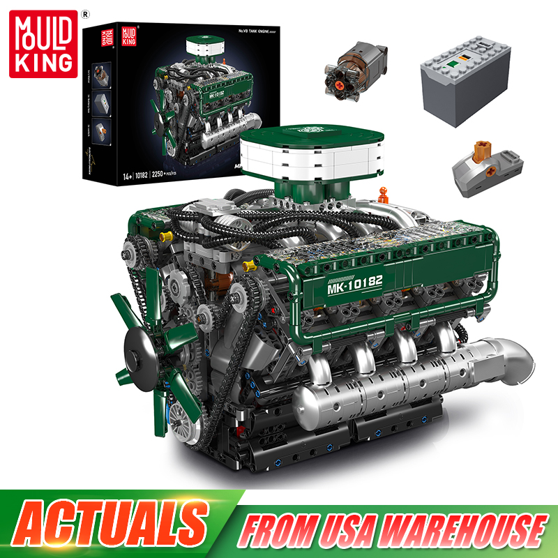 Mould King 10182 Mainan Teknis - Model Kit Engine ulasan dan harga
