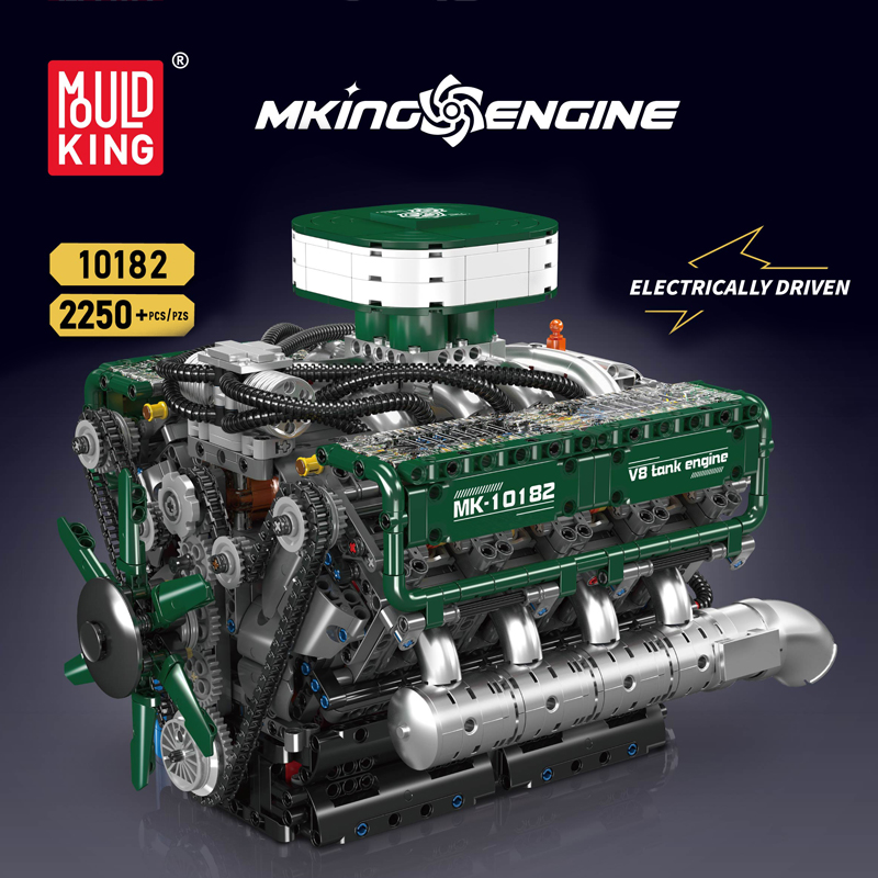 Mould King 10182 Mainan Teknis - Model Kit Engine ulasan dan harga